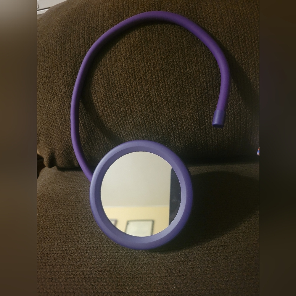 Joy Mangano Women Handy Hook Mirror Set - Purple - Picture 2 of 13